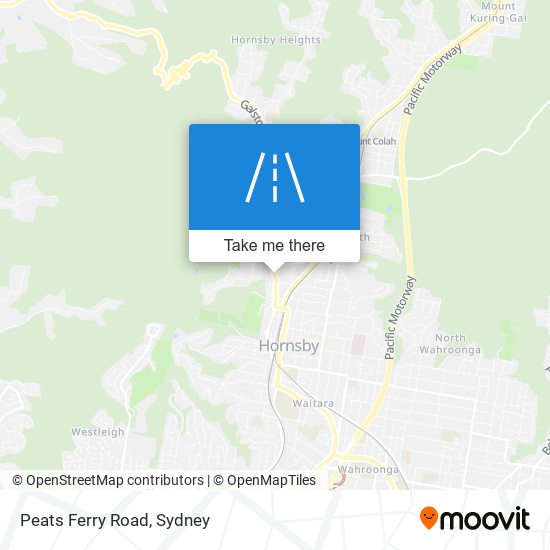 Mapa Peats Ferry Road