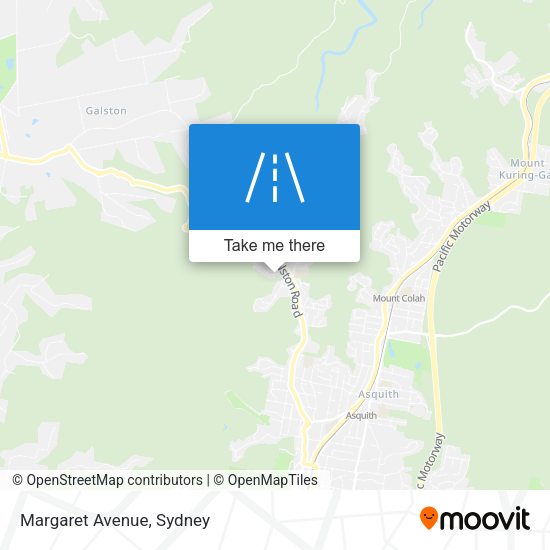 Margaret Avenue map