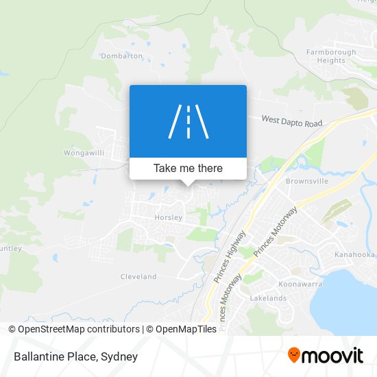 Ballantine Place map