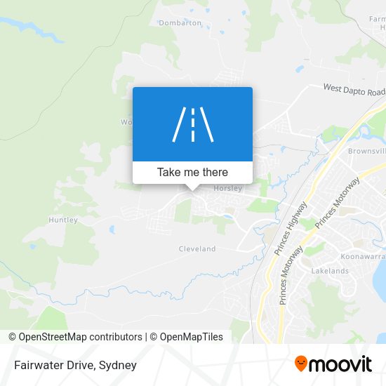 Fairwater Drive map