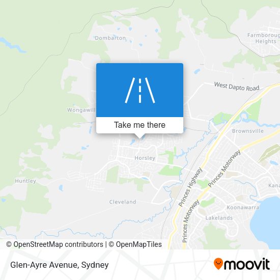 Glen-Ayre Avenue map