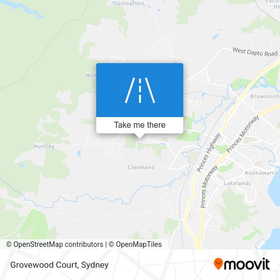 Grovewood Court map