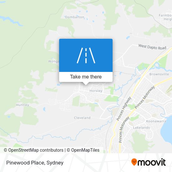 Pinewood Place map