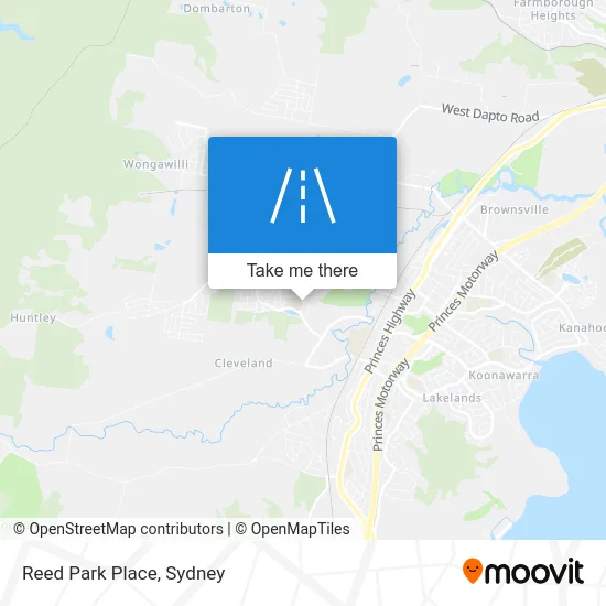 Mapa Reed Park Place