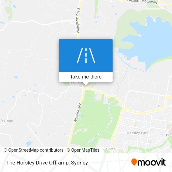 The Horsley Drive Offramp map