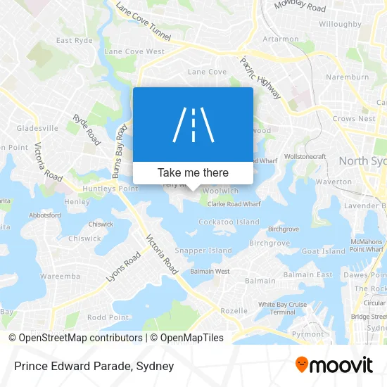 Prince Edward Parade map