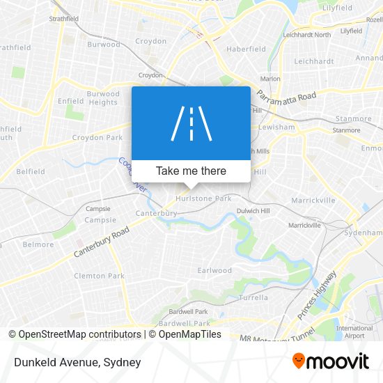 Dunkeld Avenue map