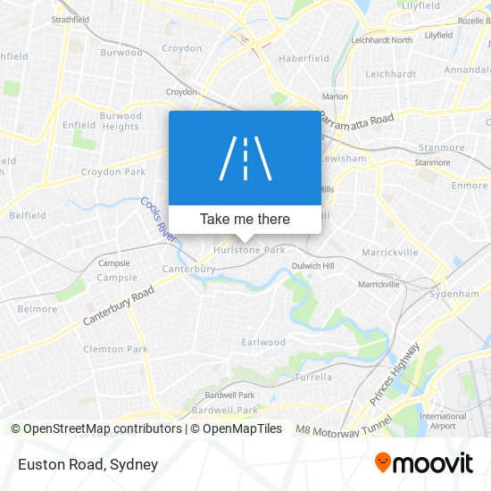 Mapa Euston Road