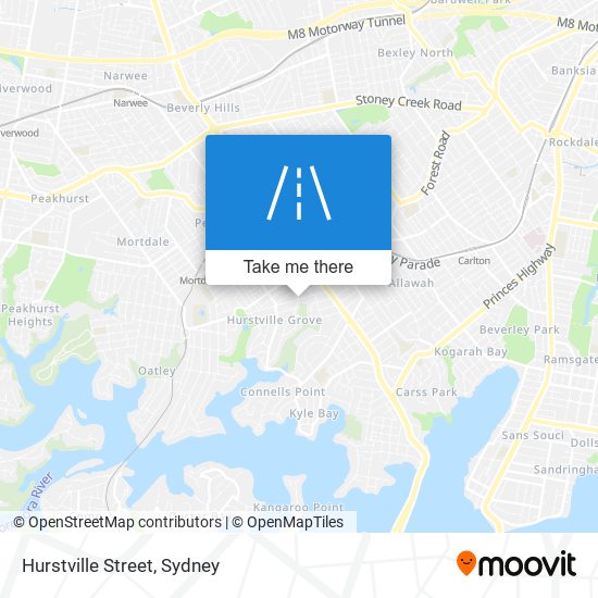 Hurstville Street map