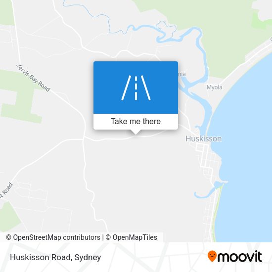 Huskisson Road map