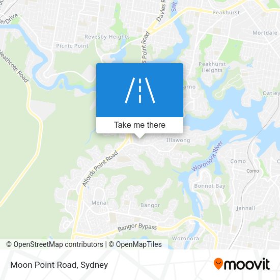 Moon Point Road map