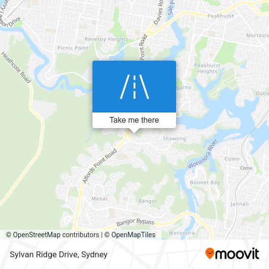 Sylvan Ridge Drive map