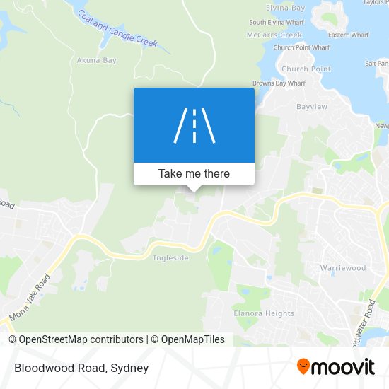 Bloodwood Road map