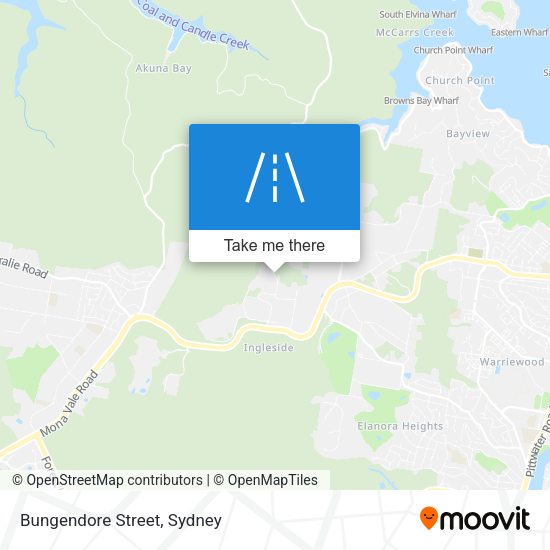 Bungendore Street map