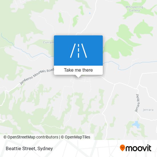 Mapa Beattie Street