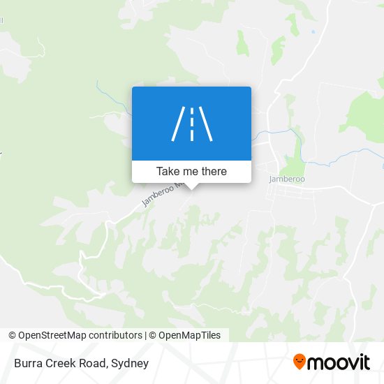 Burra Creek Road map