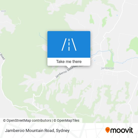 Mapa Jamberoo Mountain Road