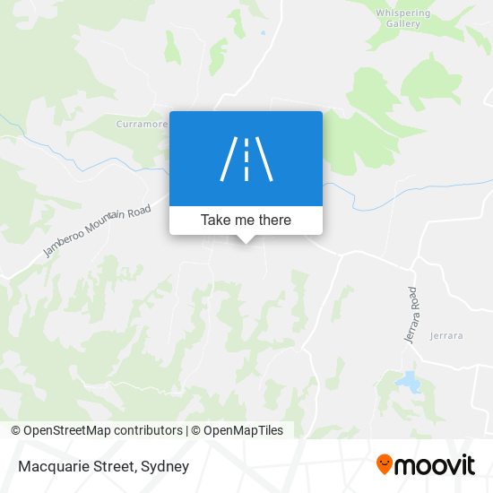 Macquarie Street map