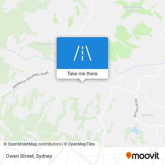 Mapa Owen Street