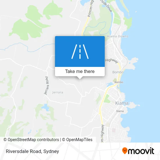 Mapa Riversdale Road