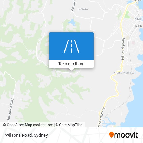 Wilsons Road map