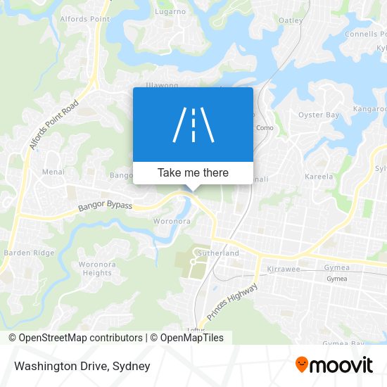 Washington Drive map