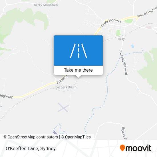 O'Keeffes Lane map