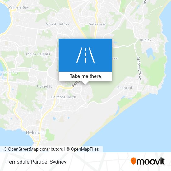 Ferrisdale Parade map
