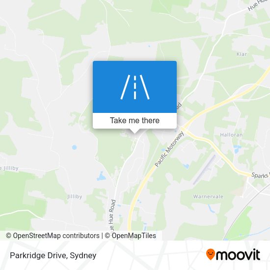Parkridge Drive map