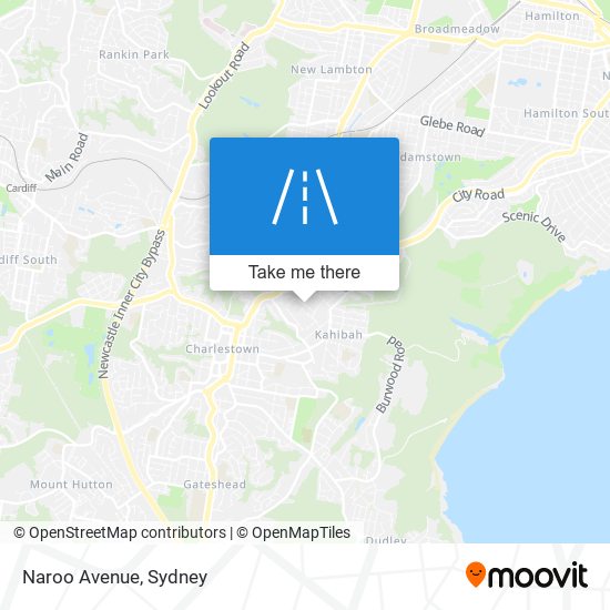 Naroo Avenue map