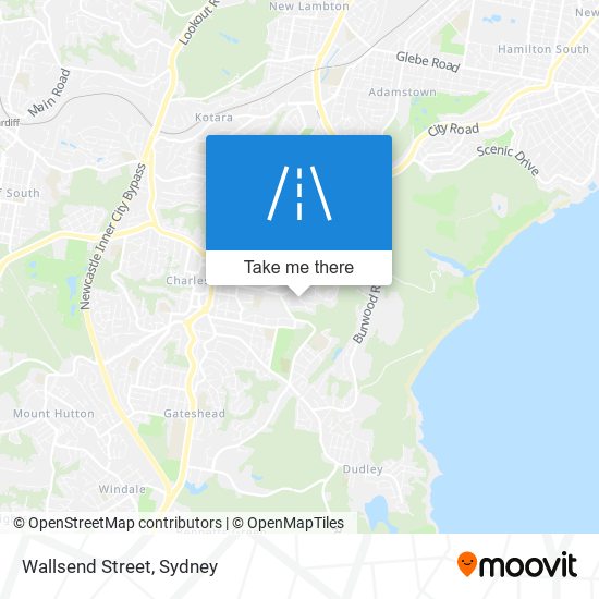 Wallsend Street map