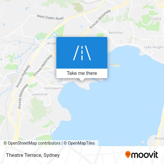 Theatre Terrace map