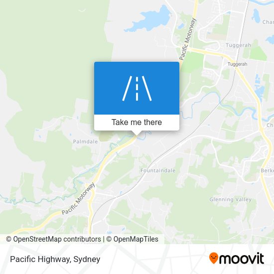 Pacific Highway map