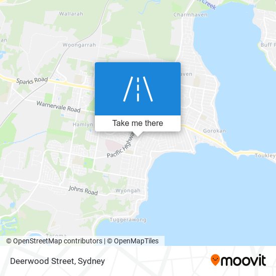 Mapa Deerwood Street