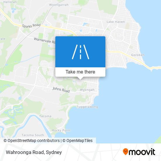 Mapa Wahroonga Road