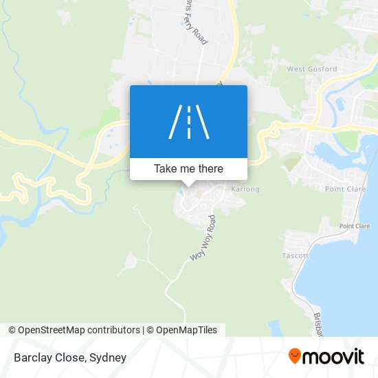Barclay Close map