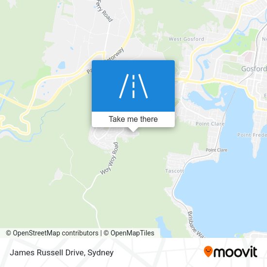 James Russell Drive map