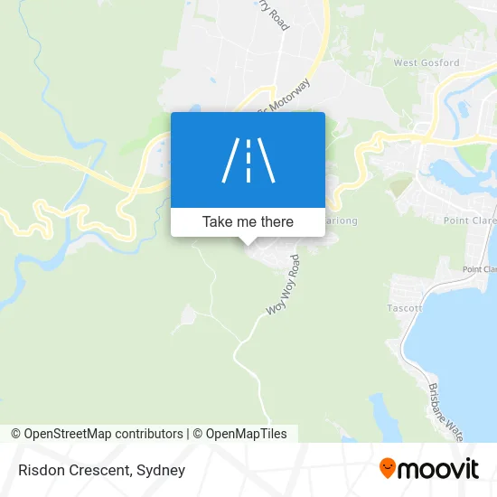 Mapa Risdon Crescent