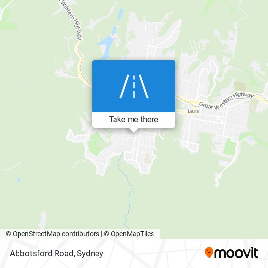 Mapa Abbotsford Road