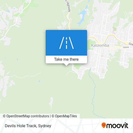 Devils Hole Track map