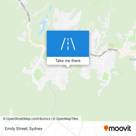 Emily Street map