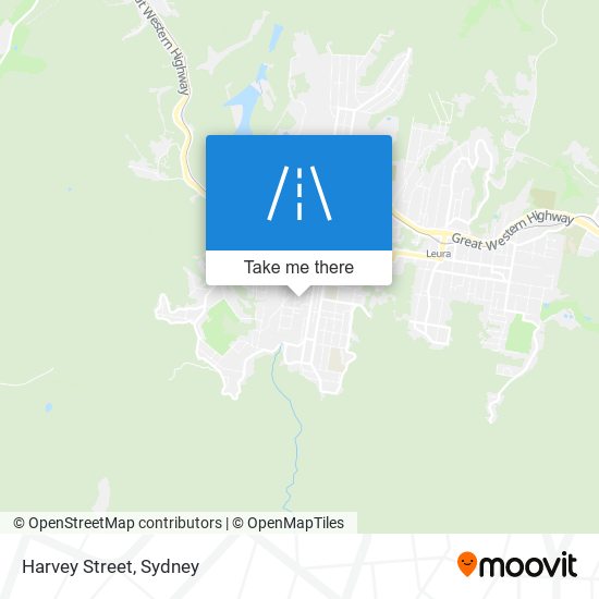 Mapa Harvey Street