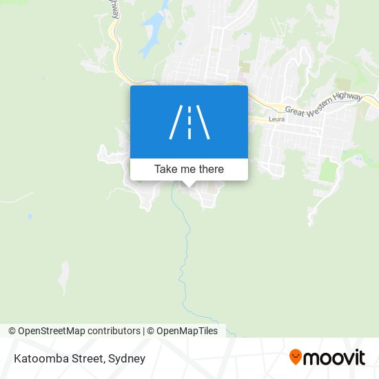 Katoomba Street map