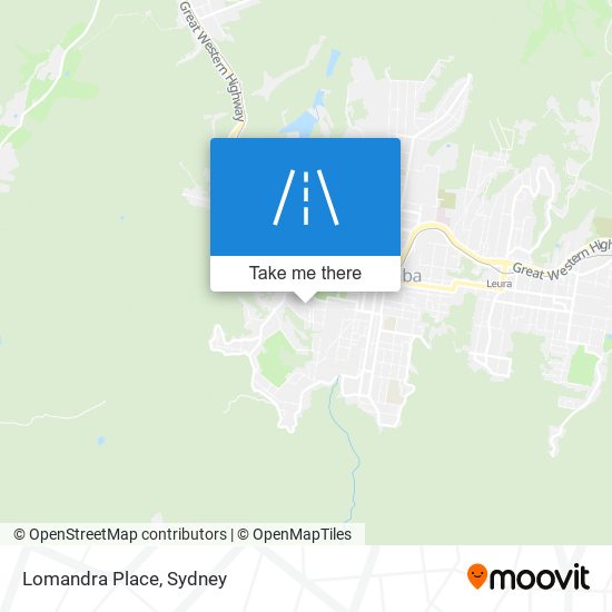 Lomandra Place map