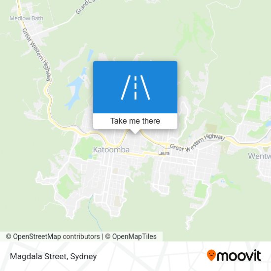 Magdala Street map