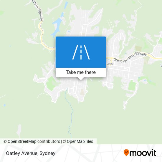 Mapa Oatley Avenue