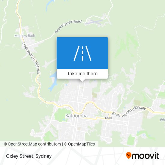 Oxley Street map