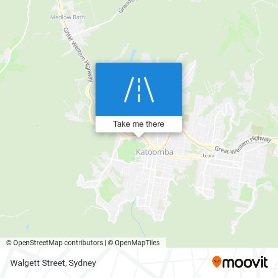 Walgett Street map