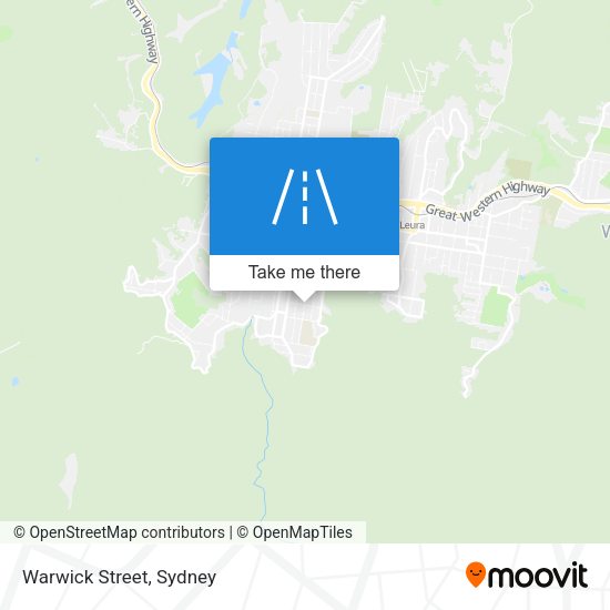 Warwick Street map