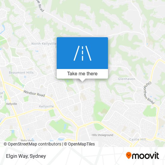 Elgin Way map